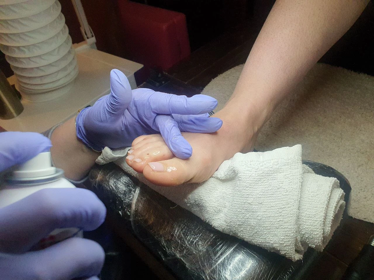 Дезинфекция стоп