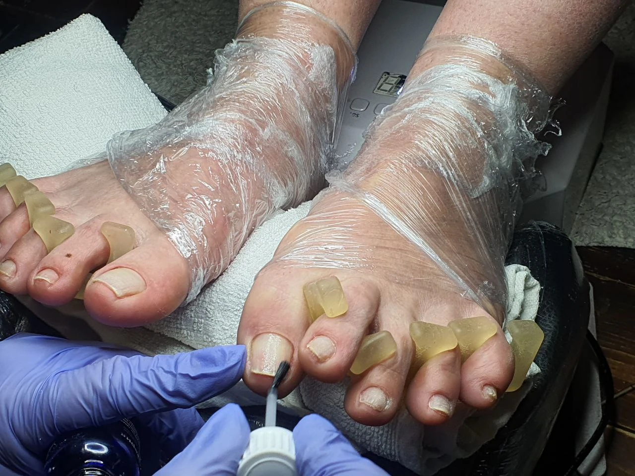 Педикюр с покрытием гель-лак